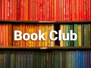 Books on Shelf Book club image