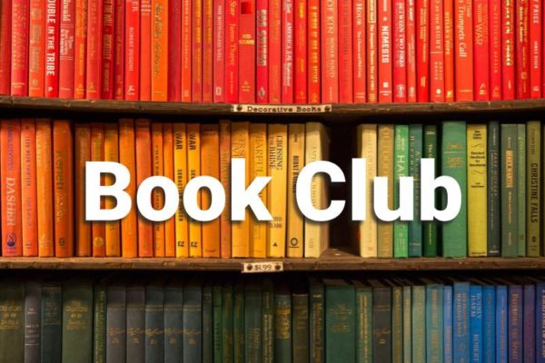 Books on Shelf Book club image